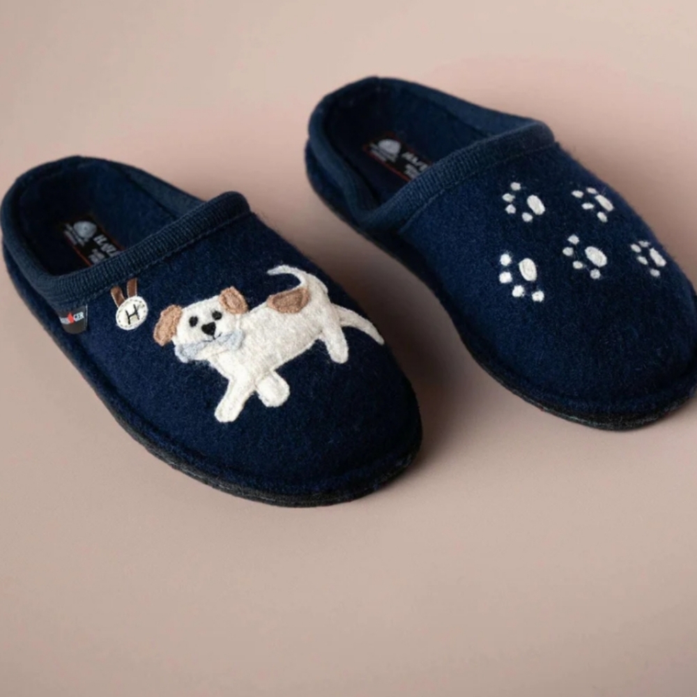 NWT Haflinger Wool Fido Slippers 41